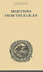 Selections from the Kur-án