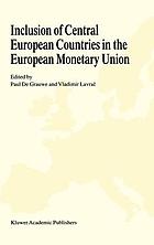 Inclusion of Central European countries in the European Monetary Union