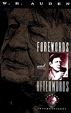 Forewords and afterwords