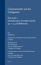 Commentaire sur les catégories