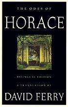 The odes of Horace