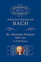 Mass in B minor : for soli, chorus and orchestra