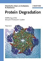 Protein degradation cell biology of the ubiquitin-proteasome system