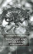 Hinduism and secularism : after Ayodhya