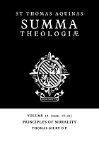 Principles of morality : (1a2&aelig;. 18-21)