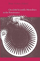Occult and scientific mentalities in the Renaissance