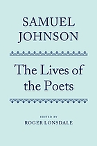 Lives of the English poets