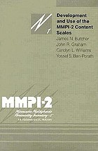 Development and use of the MMPI-2 content scales