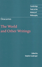 The world and other writings