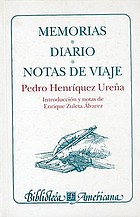 Memorias ; Diario ; Notas de viaje