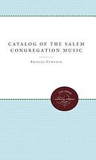 Catalog of the Salem congregation music