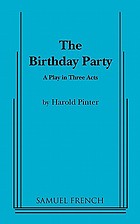 The birthday party, and The room; two plays