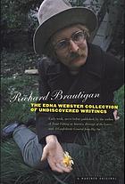 The Edna Webster collection of undiscovered writings