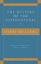 The mystery of the supernatural