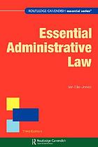 Essential administrative law