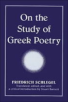 On the study of Greek poetry