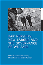 Partnerships, New Labour and the governance of welfare