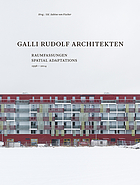 Galli Rudolf Architekten 1998-2014 Raumfassungen