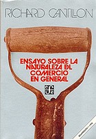 Essai sur la nature du commerce en général