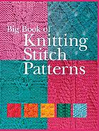 Big book of knitting stitch patterns