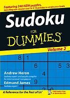 Sudoku for dummies, volume 2