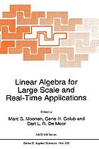 Linear algebra for large scale and real-time applications