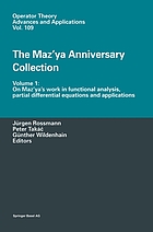 On Mazʹya's work in functional analysis, partial differential equations, and applications