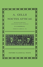 A. Gellii Noctes Atticae