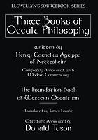 Three books of occult philosophy