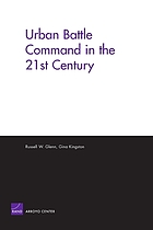 Urban battle command in the twenty-first century