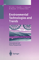 Environmental technologies and trends : international and policy perspectives