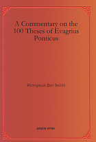 A commentary on the 100 theses of Evagrius Ponticus