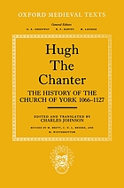The history of the Church of York, 1066-1127