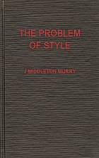 The problem of style