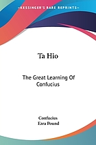 Ta hio, the great learning