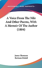 A voice from the Nile, and other poems
