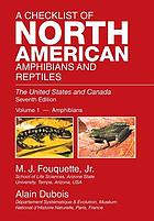A checklist of North American amphibians and reptiles : the United States and Canada