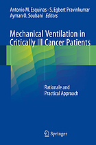 Mechanical ventilation in critically ill cancer patients : rationale and practical approach