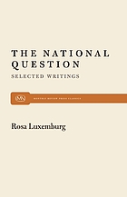 The national question : selected writings