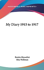 My diary : 1915-17