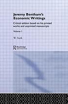 Jeremy Bentham's economic writings