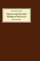 Chaucer and the early writings of Boccaccio