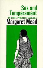 Sex and temperament in three primitive societies