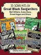35 song hits by great Black songwriters