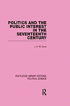 Politics and the public interest in the seventeenth century