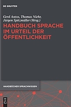 Handbuch Sprache im Urteil der Öffentlichkeit