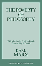 The poverty of philosophy