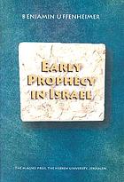 Early prophecy in Israel