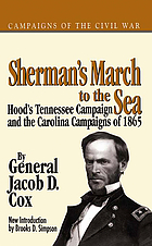 The march to the sea : Franklin and Nashville