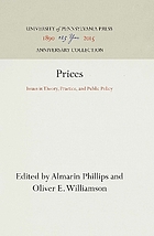 Prices; issues in theory, practice, and public policy